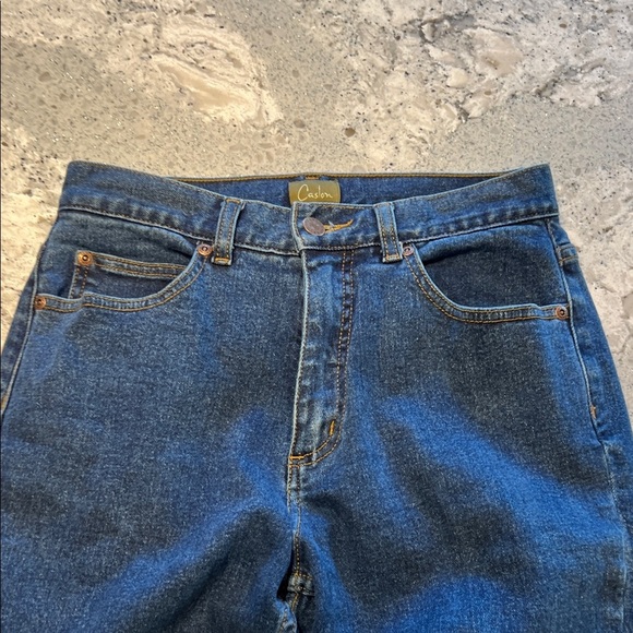 Caslon Women's Blue Straight Leg Jeans 6P - Picture 4 of 9